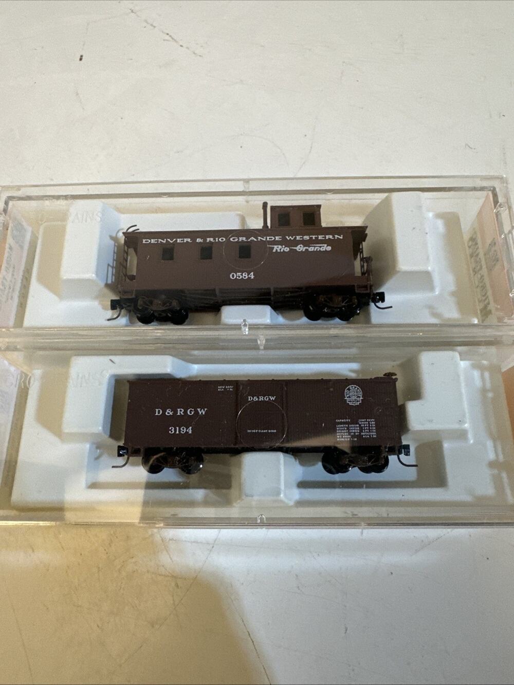 Lot Of 2 Nn3 Scale Micro Trains Denver & Rio Grande Western D&RGW 15101 15701